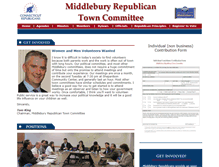 Tablet Screenshot of middleburygop.com